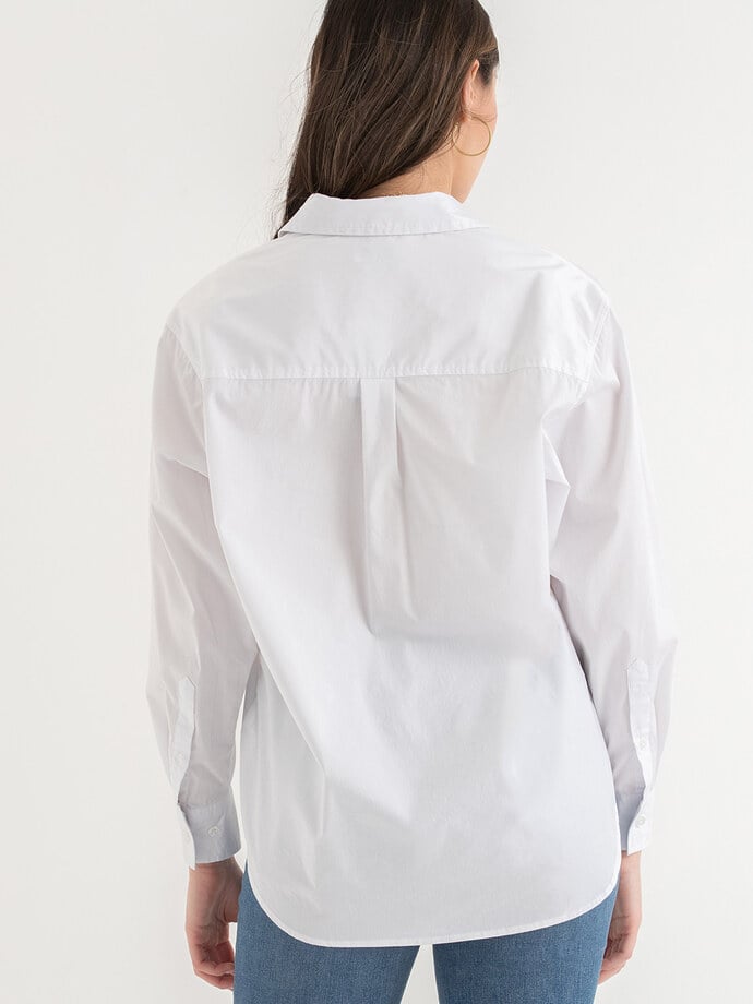 Relaxed Button-Down Shirt Image 4