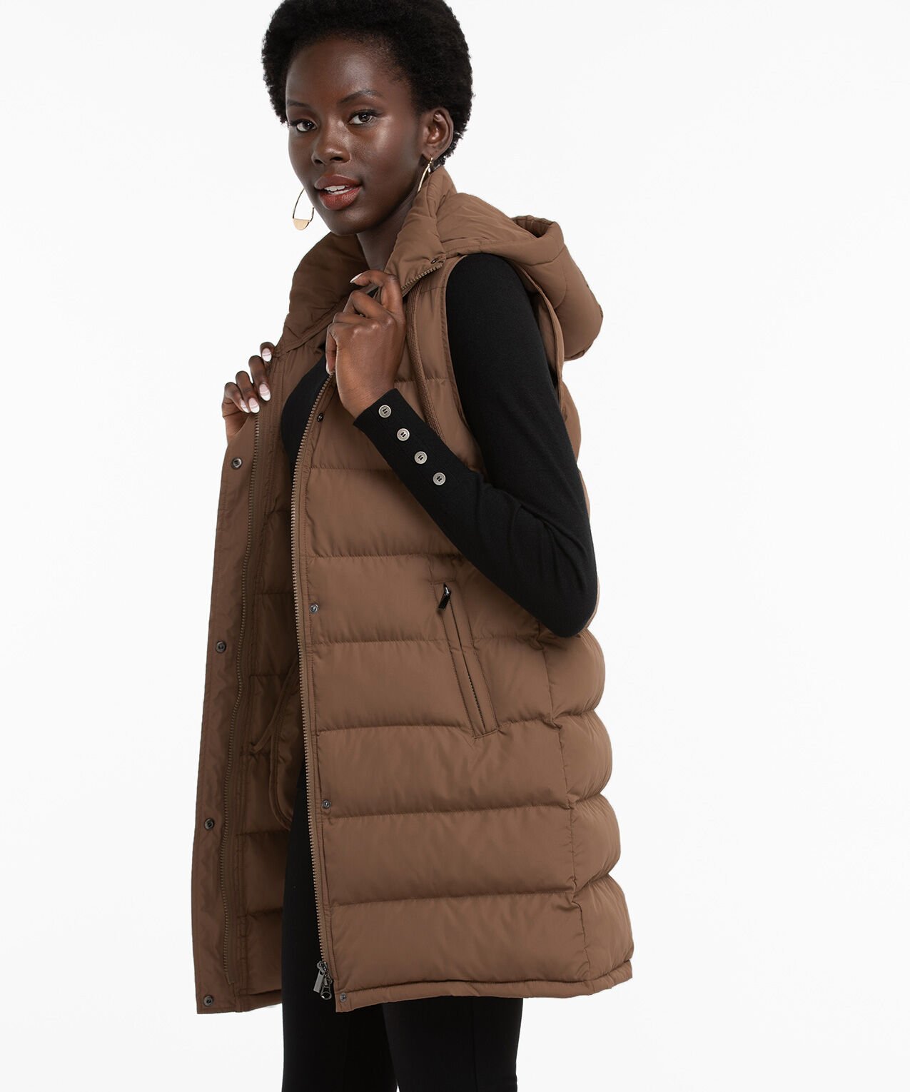 Long Puffer Vest Rickis