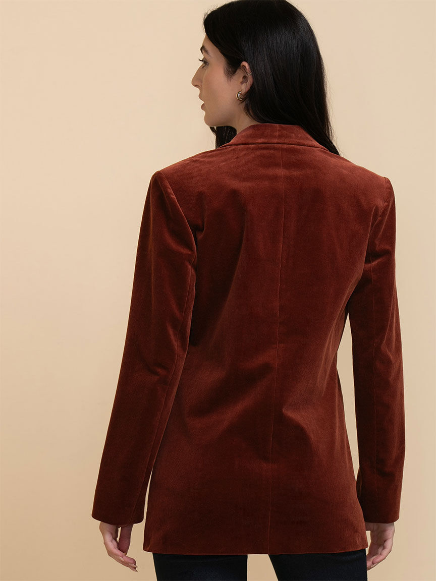 Burgundy corduroy hotsell blazer