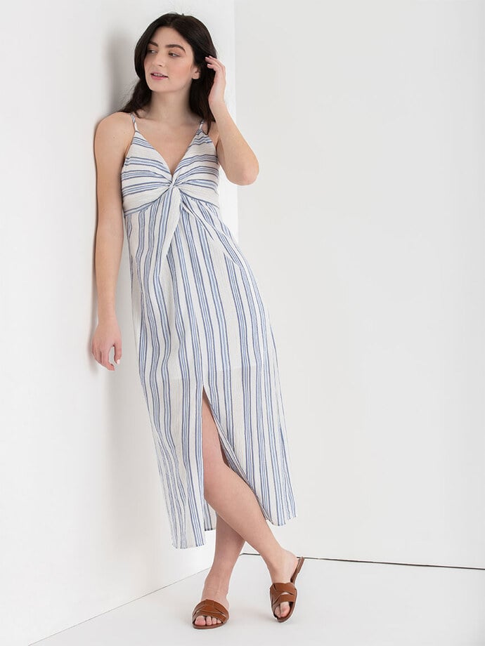 Strappy Twist Front Maxi Dress Image 3