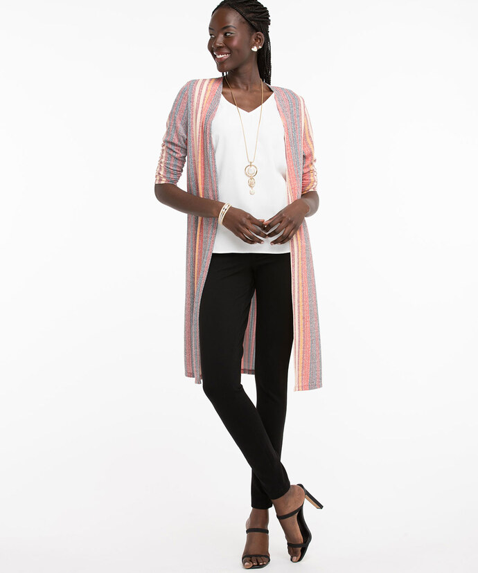 Ribbed Duster Cardigan Image 1