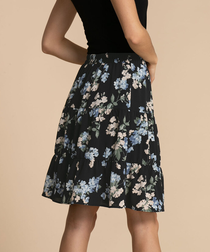 Eco-Friendly Tiered Knee-Length Skirt Image 4