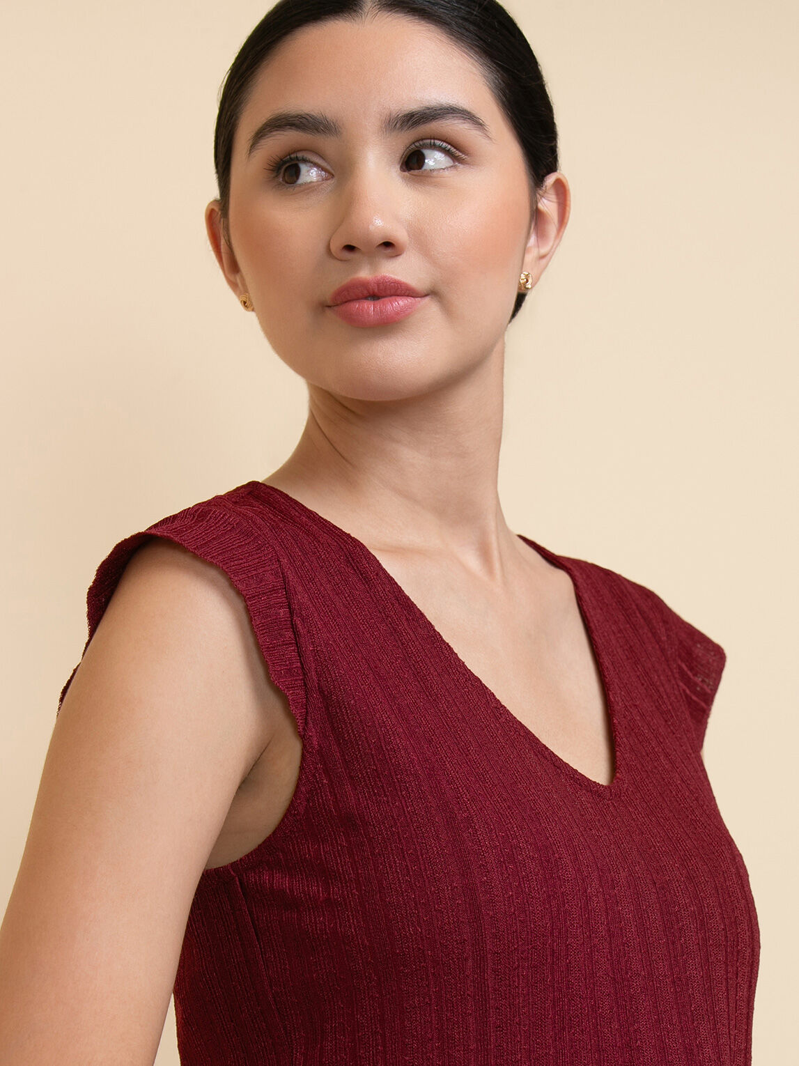 Cap sleeve discount peplum top