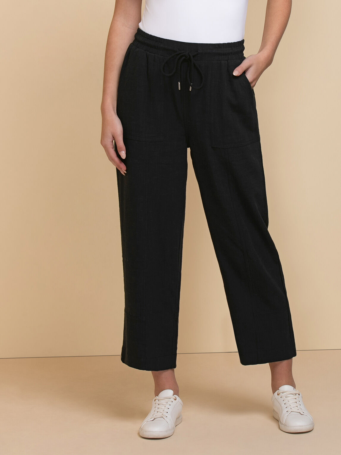 Linen Crop Pant Rickis