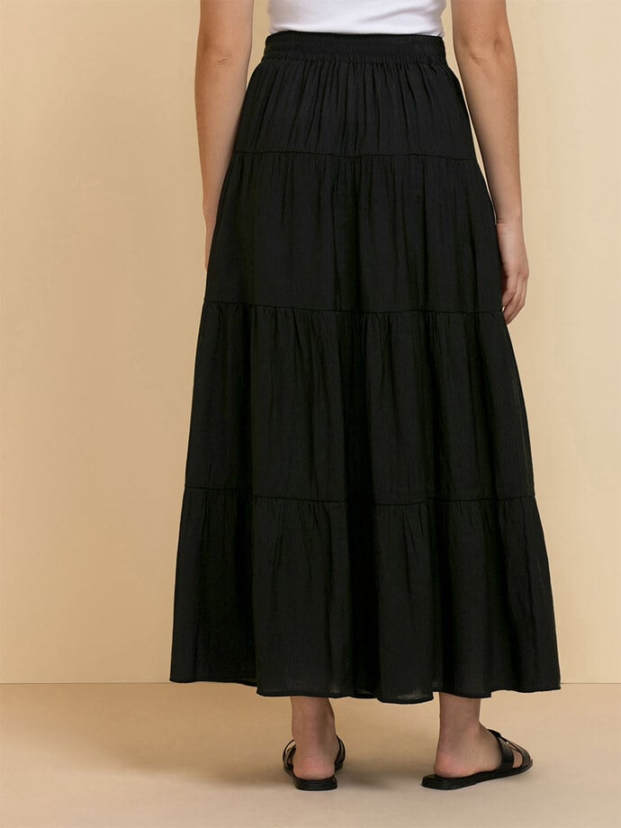 Tiered Maxi Skirt Image 5