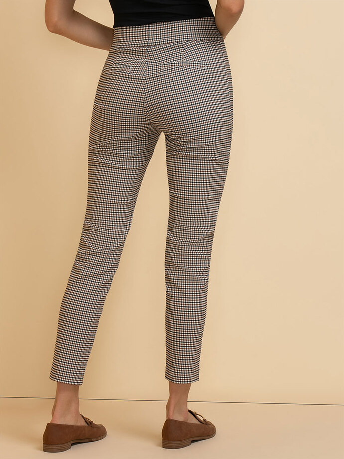 Alfie Slim Pant in Patterned Microtwill Image 6