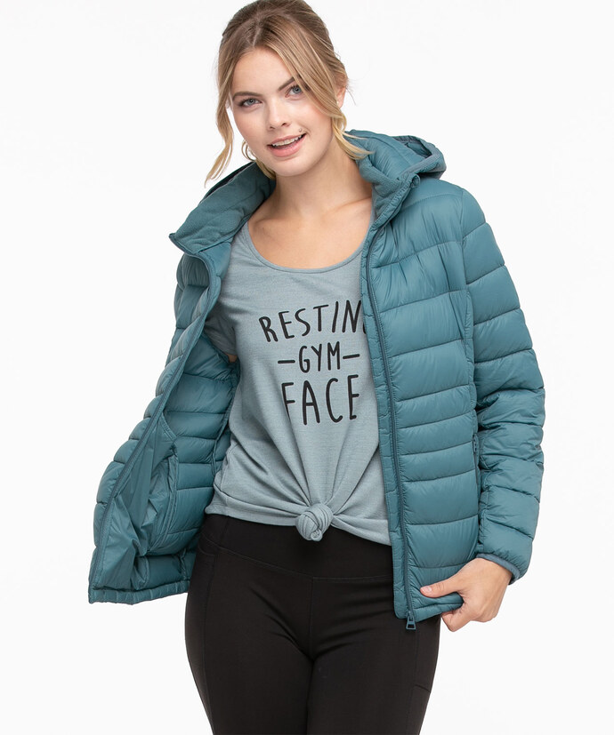 Eco-Friendly Packable Puffer Jacket Image 5