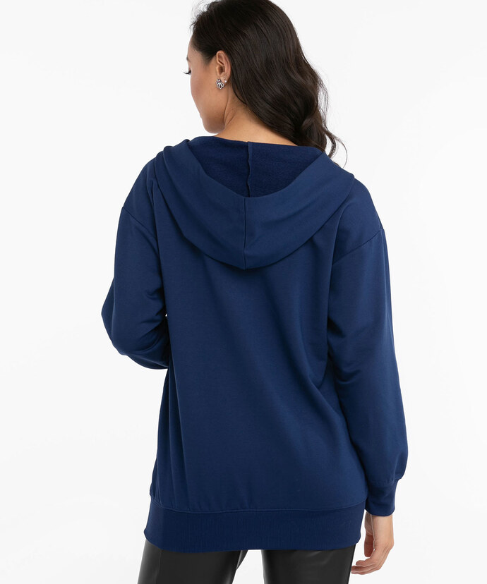 Lace-Up Hoodie Image 3