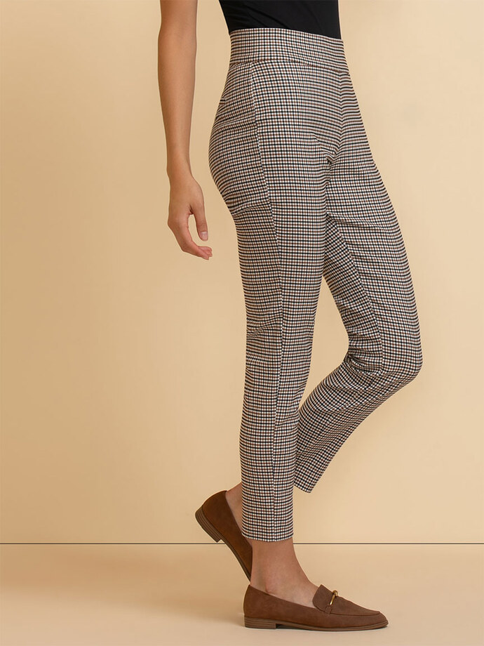 Alfie Slim Pant in Patterned Microtwill Image 5