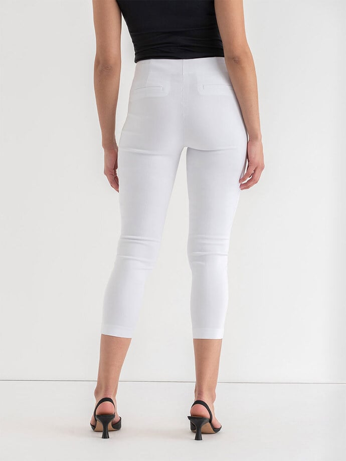 Audrey Skinny Crop Pant in Microtwill Image 5