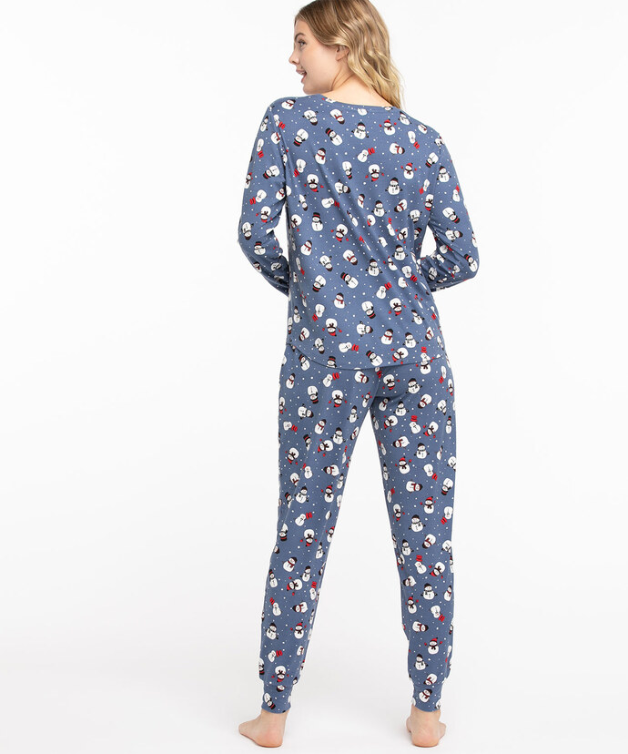 Frosty Flakes Pajama Set Image 4