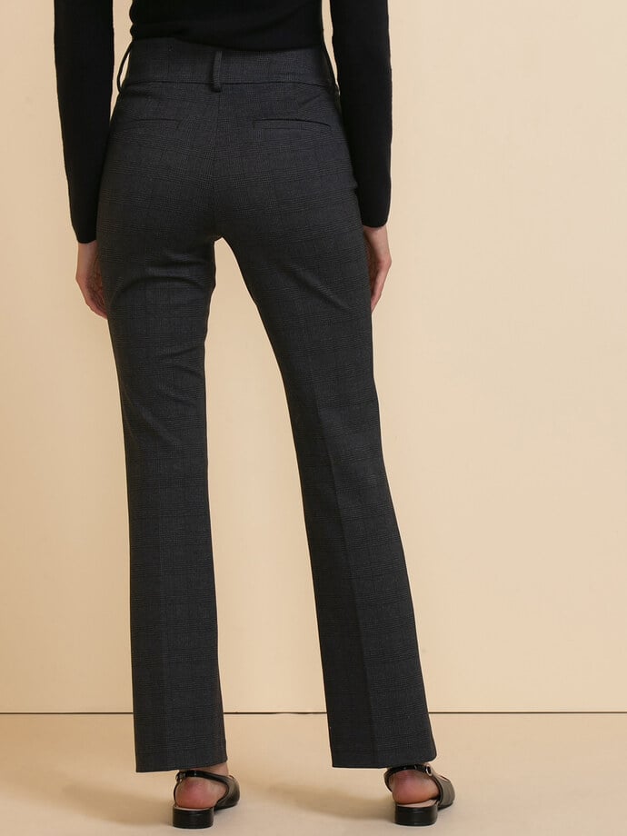 Bradley Bootcut Pant in Patterned Luxe Ponte Image 5
