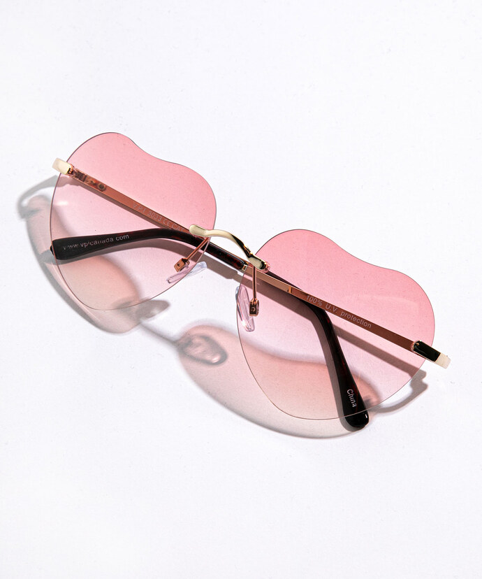 Heart-Shaped Sunglasses Image 1