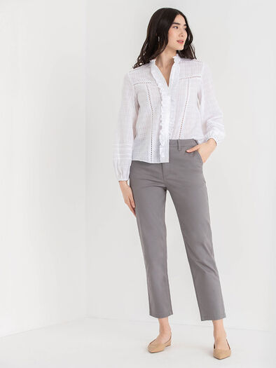 Slim Leg Chino Pant, Steel Grey Slim Leg Chino Pant, Steel Grey