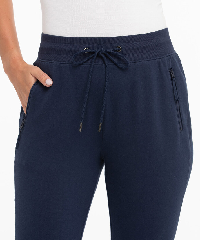 French Terry Zipper-Pocket Jogger Image 3