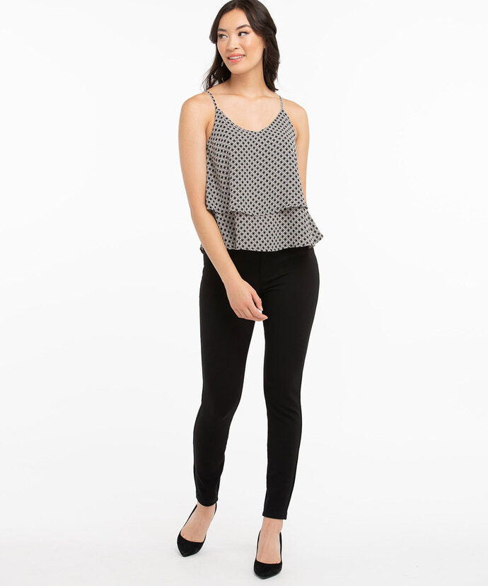 Tiered Strappy Tank Blouse Image 3