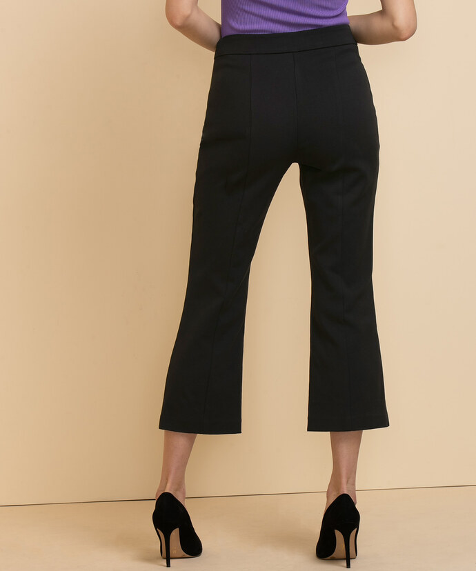 Kick Flare Pant with Pintuck in Cotton Sateen Image 6