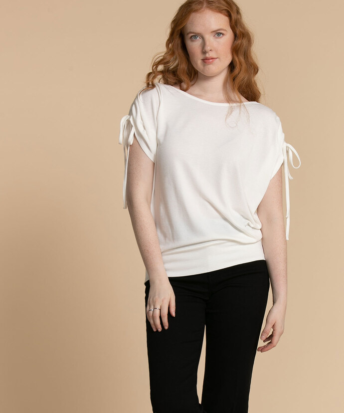 Top with Drawstring Shoulders Image 2