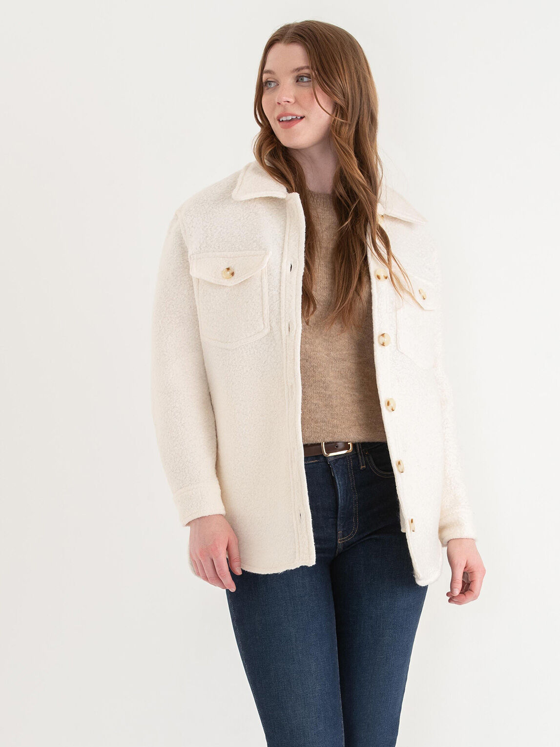 Zia Wool Blend Shirt Jacket Rickis
