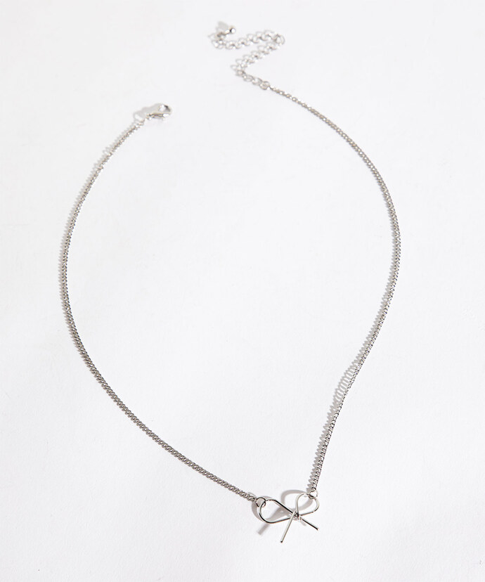 Bow Pendant Necklace Image 2