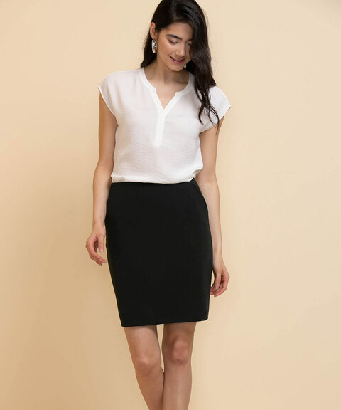 Mini Pull-On Skirt with Pockets
