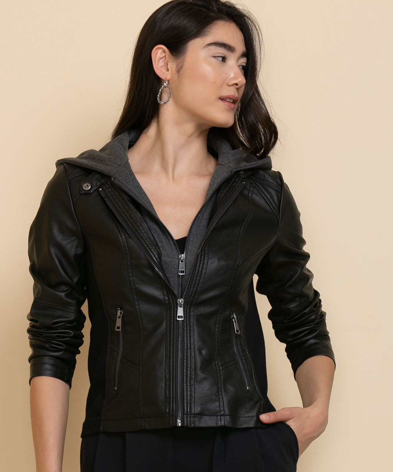 Sebby collection moto jacket on sale
