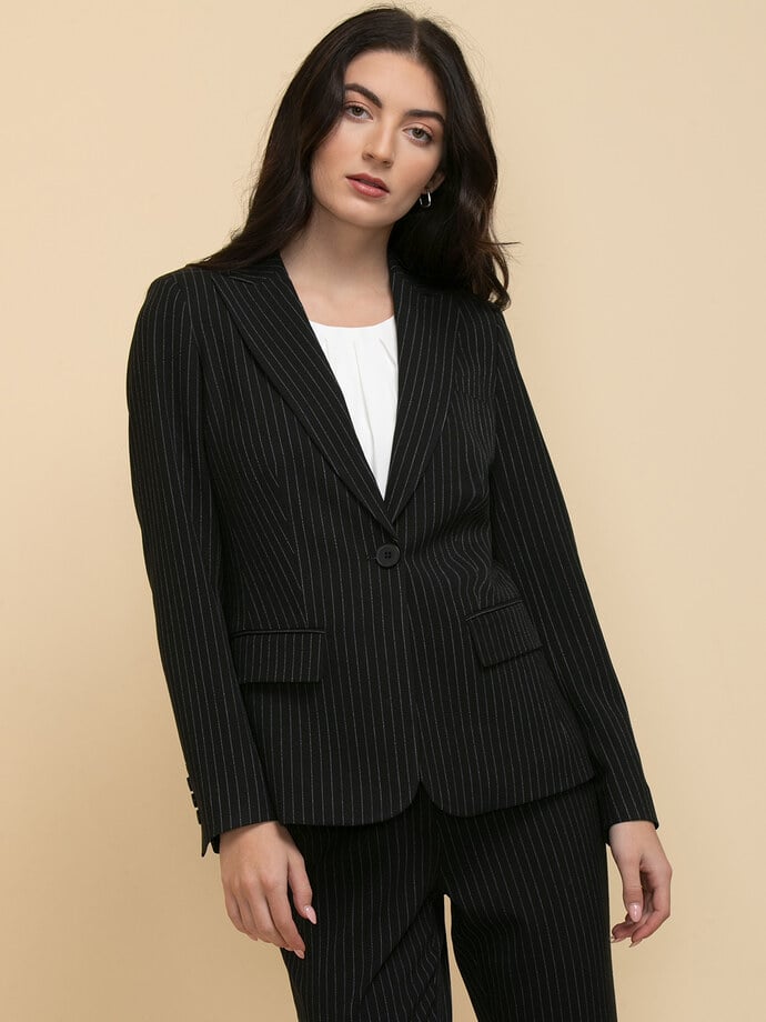Cambridge Classic Suiting Blazer in Luxe Tailored Image 2