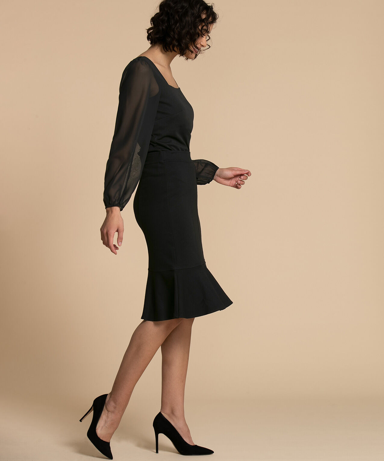 Frame midi pencil skirt new arrivals