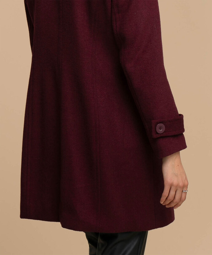 Double Breasted Wool Blend Coat Image 6