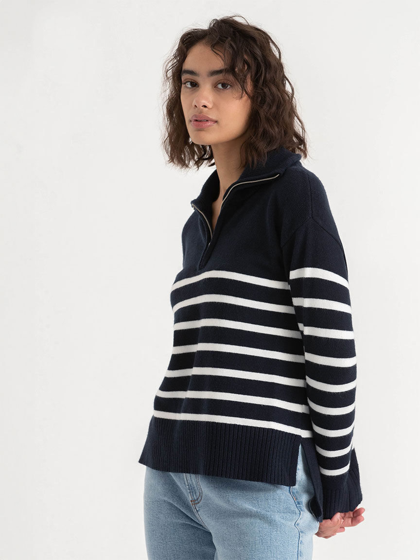Zip pullover sweater new arrivals