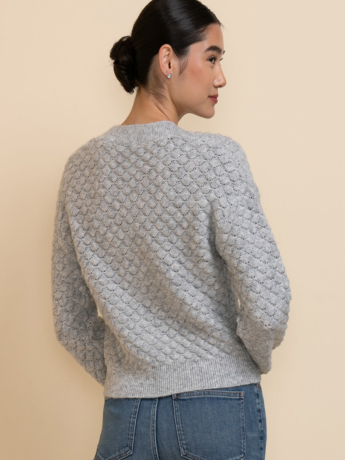 Popcorn hotsell stitch sweater