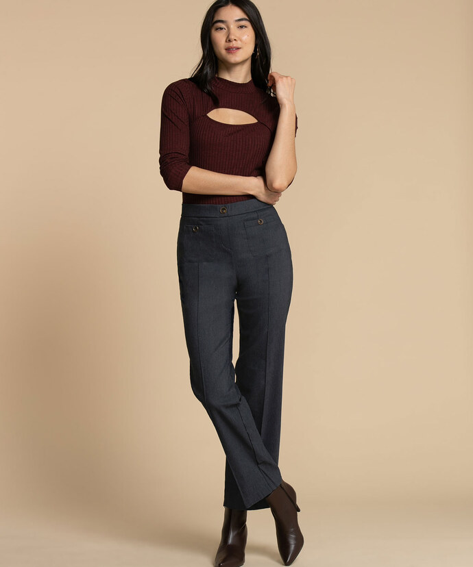 Jules & Leopold Bootcut Pant with Patch Pockets Image 4