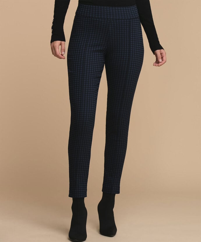 Houndstooth Microtwill Slim Pant Image 5