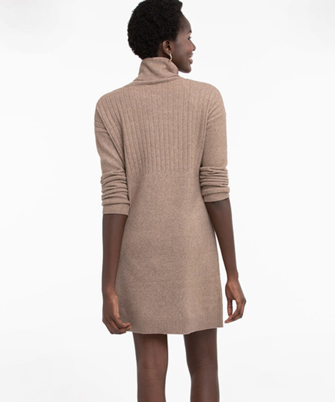Cowl Neck Sweater Dress Image 3