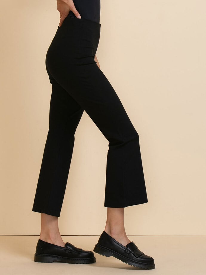 Colby Kick Flare Pant in Luxe Ponte Image 3