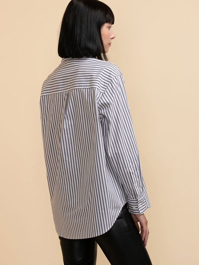 Relaxed Button-Up Shirt Image 6