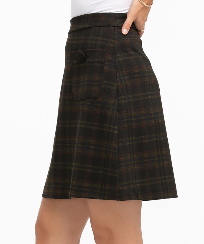 Ponte Pocket Mini Skirt Image 4