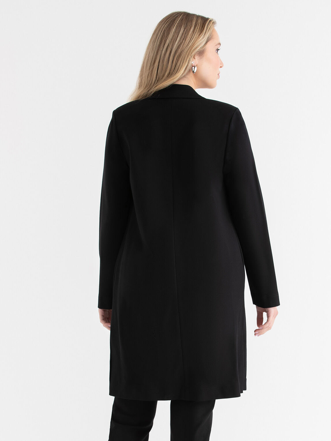 Long Line Jacket in Luxe Ponte