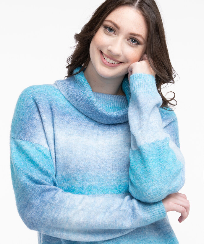 Eco-Friendly Cowl Neck Sweater Image 4