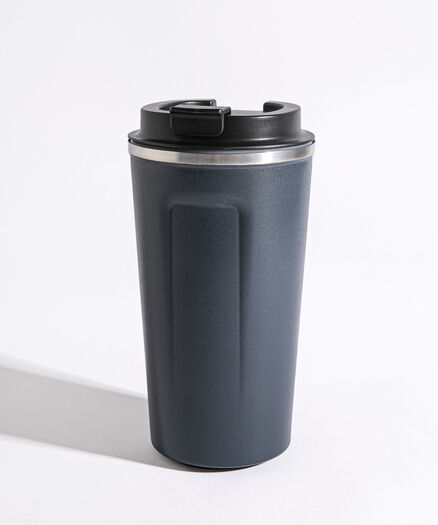Stainless Steel Coffee Mug, Steel Blue