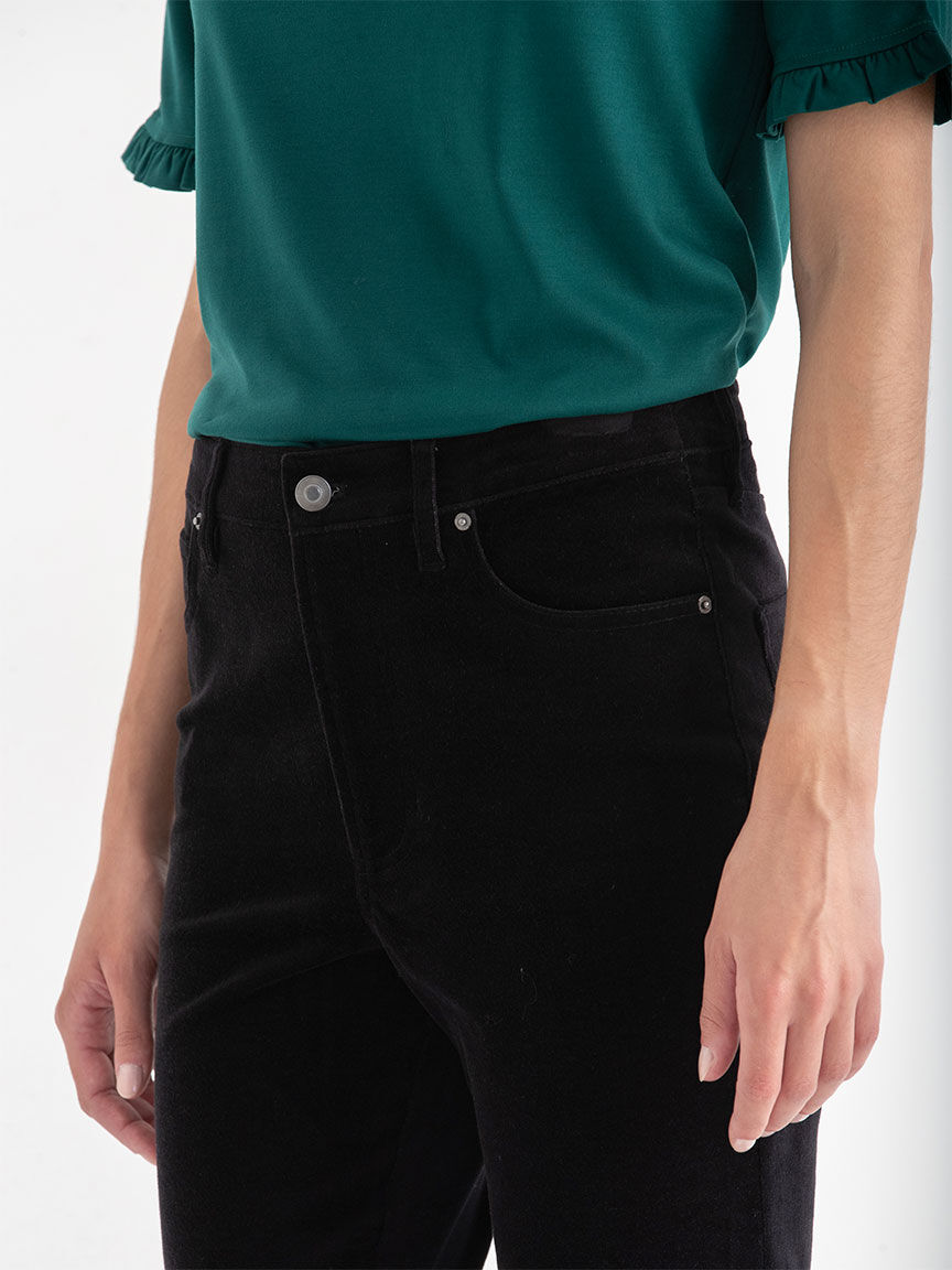 Velvet Slim Leg Pant | Rickis