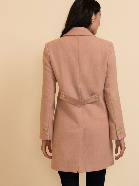 Camilla Wool Blend Straight Coat