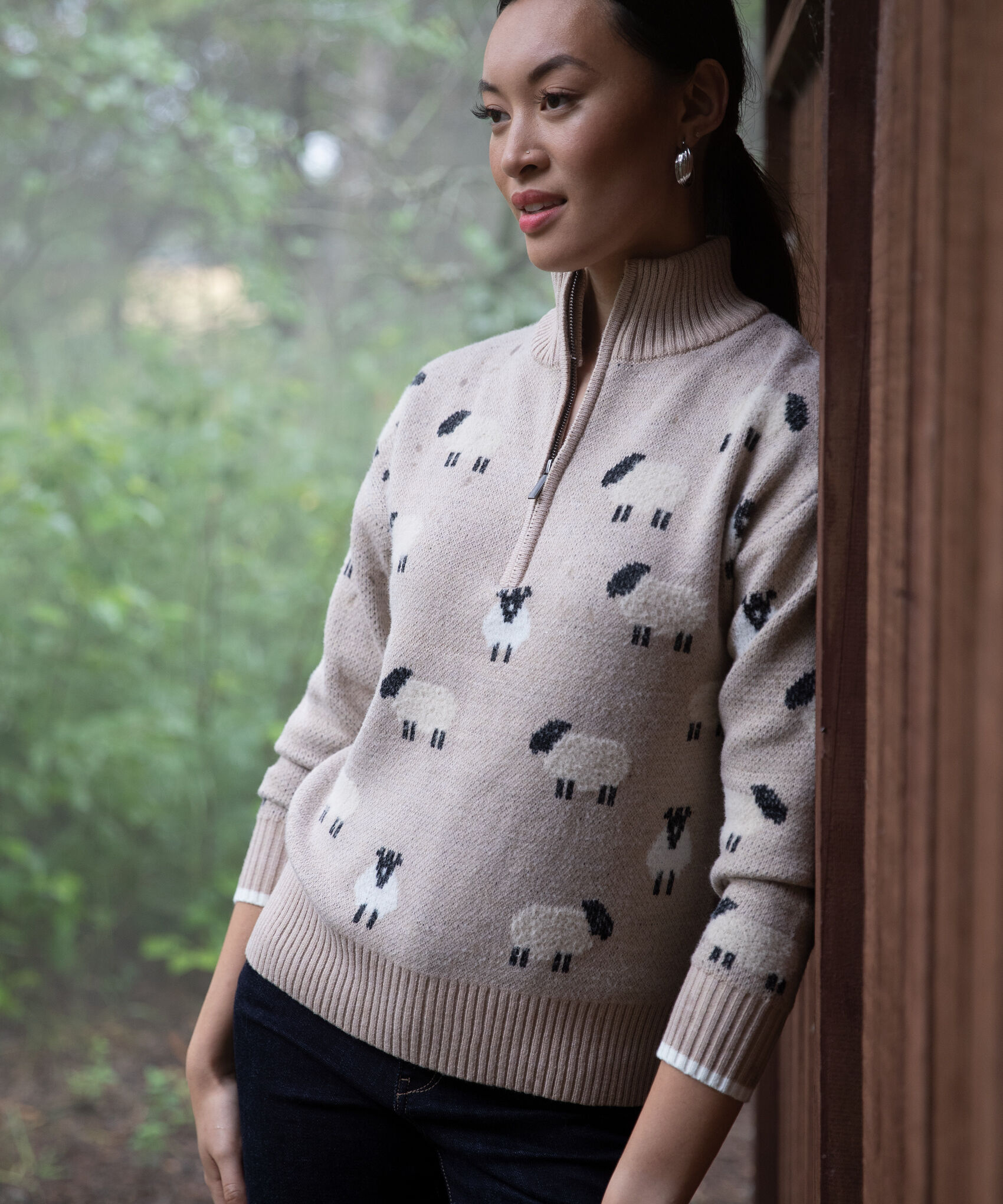 The Sheep Jumper: a PDF Pattern for an Intarsia Knit Design