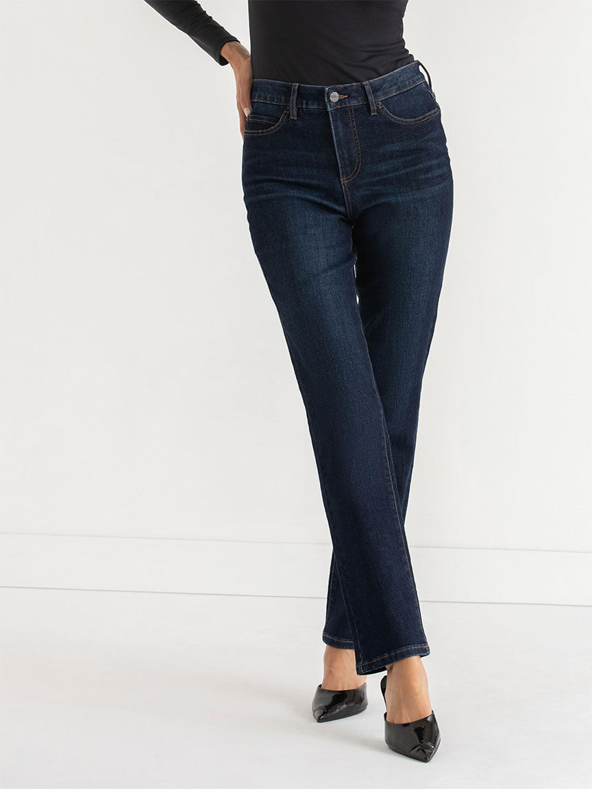 Stevie Straight Leg Jean Ricki s Size 6 Midnight Colour