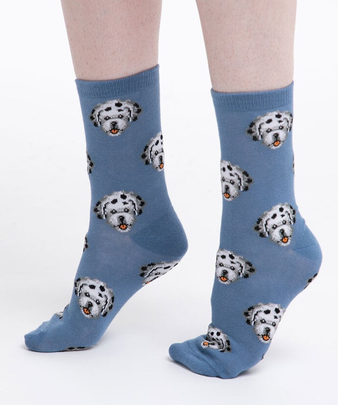 Blue Dog Socks
