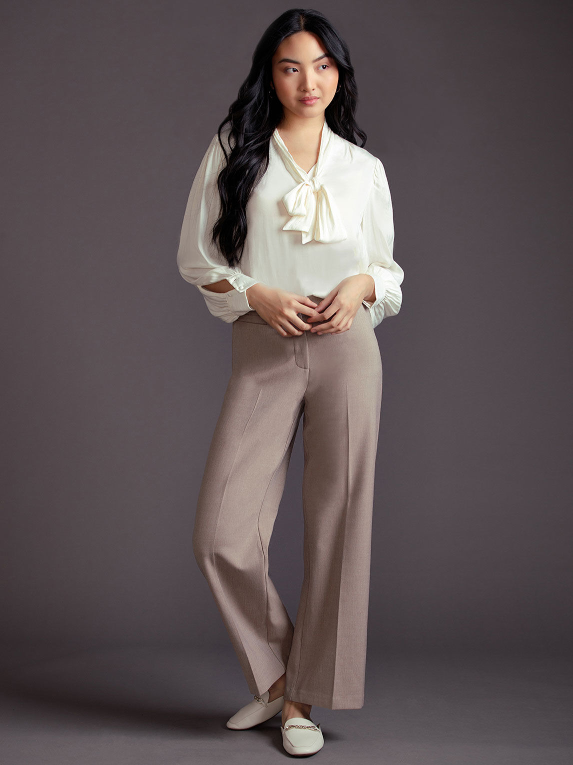 Maxwell Wide Leg Pant in Premium Gabardine | Rickis