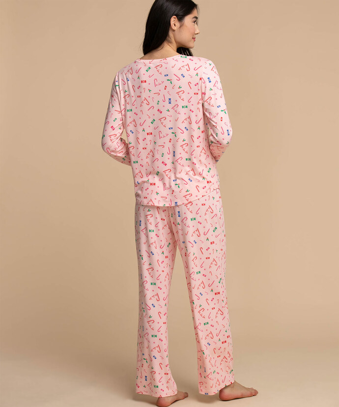 Matching Straight Leg Pajama Set Image 3
