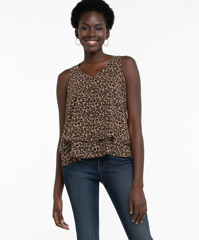 Double Layer Tank Blouse Image 4