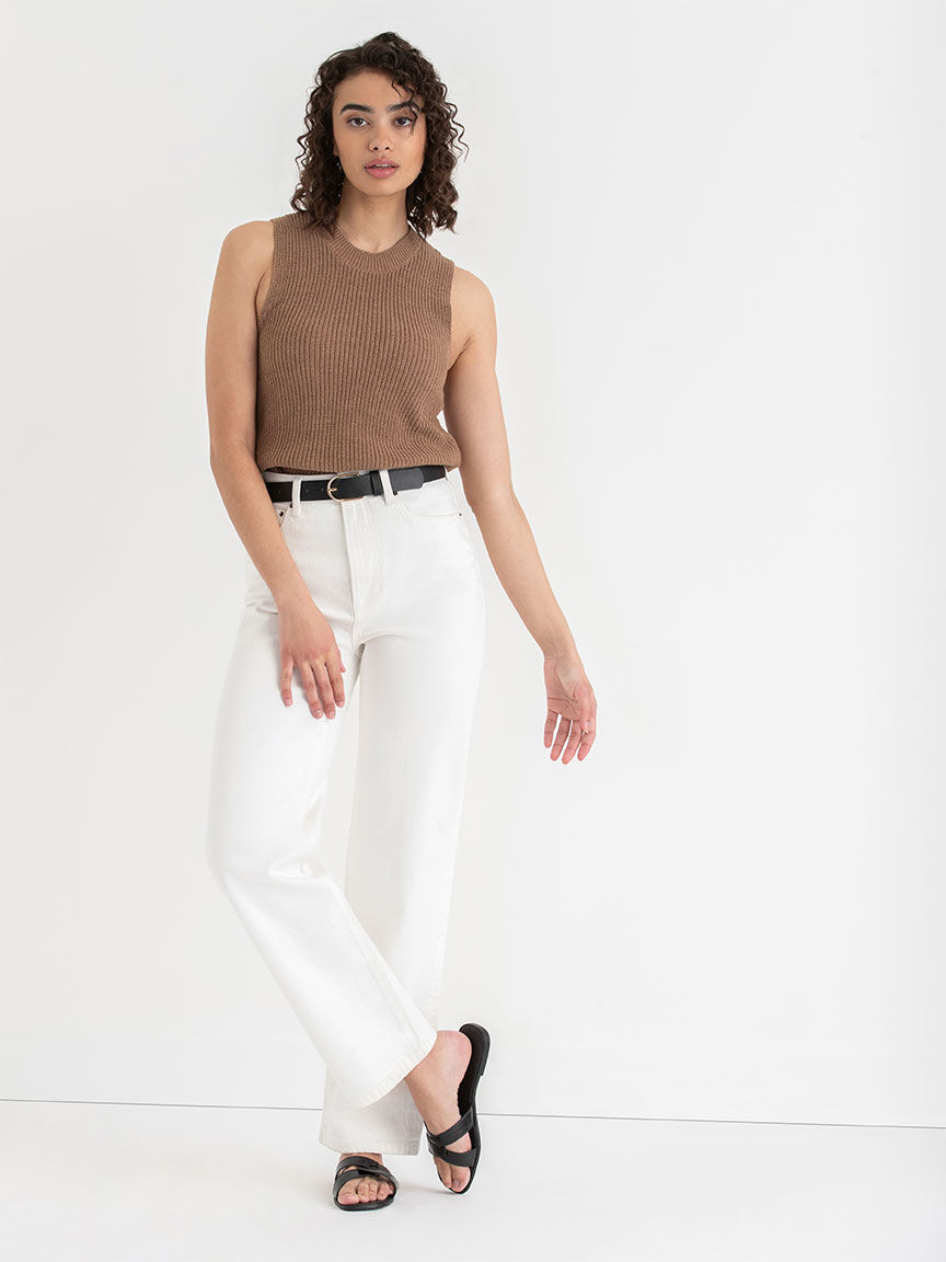 Sweater over tank top hotsell