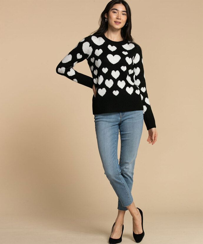 Heart Pullover Sweater Image 6
